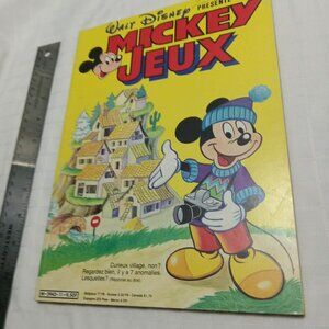 Deux albums de Mickey Jeux - Walt Disney